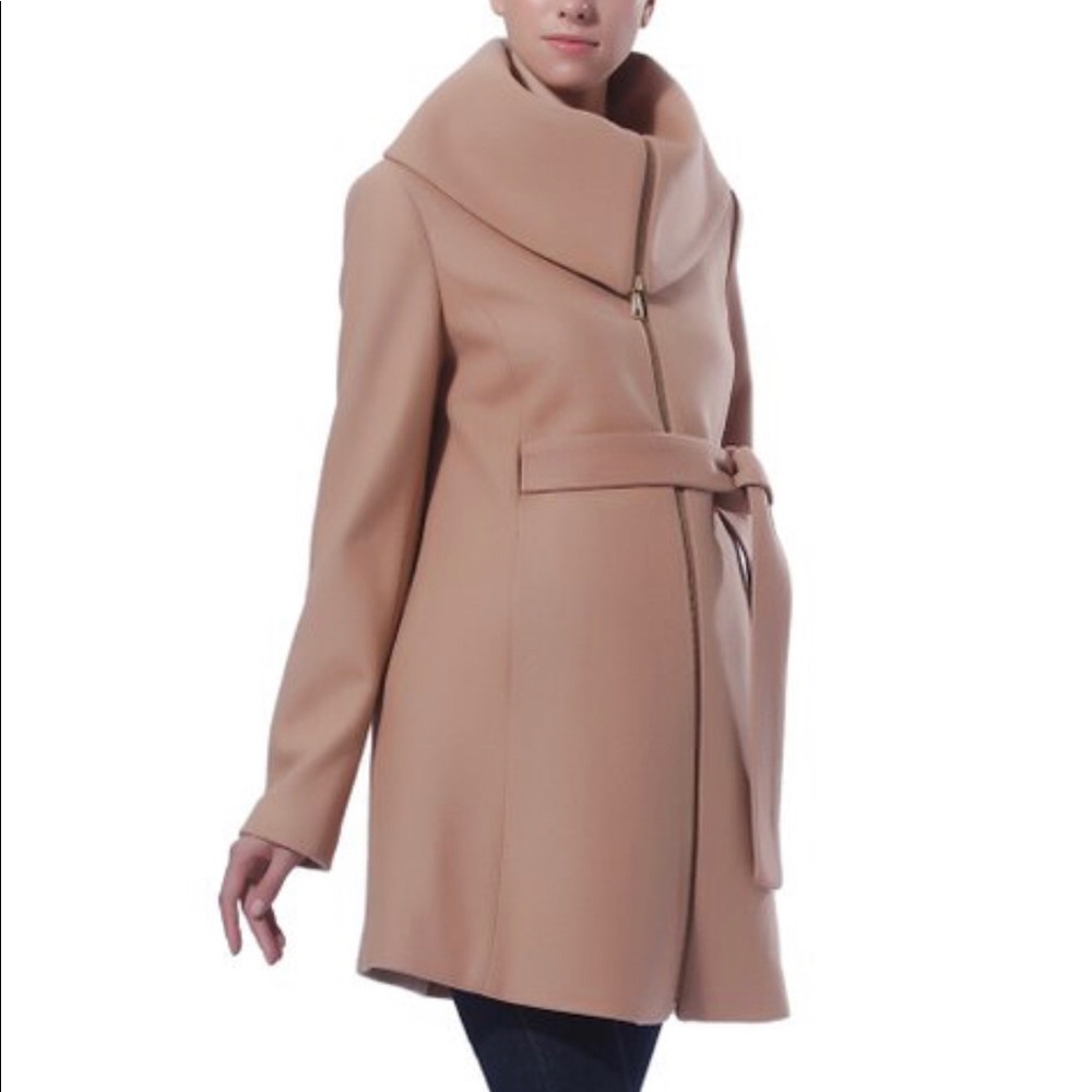 Momo Maternity Wool Swing Coat